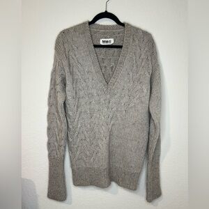 Maison Margiela Gray Sweater Mohair Tunic
